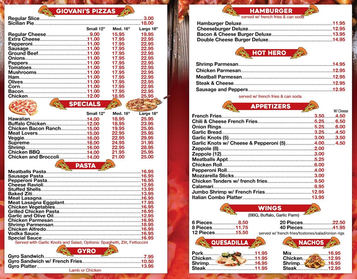 D'Giovanis Big Pizza